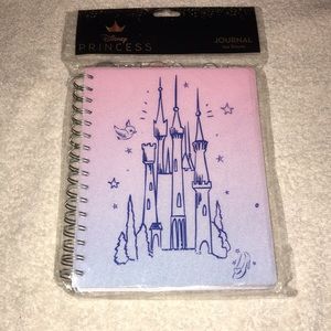 Disney Princess castle tabbed journal